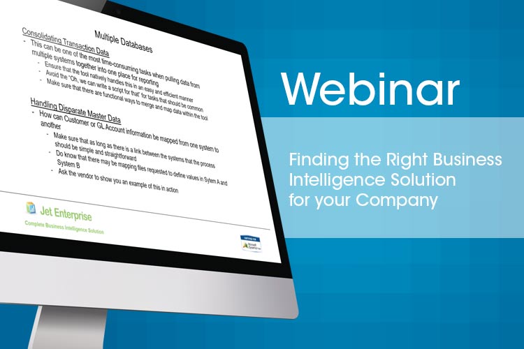Finding the Right Business Intelligence Solution for your Company