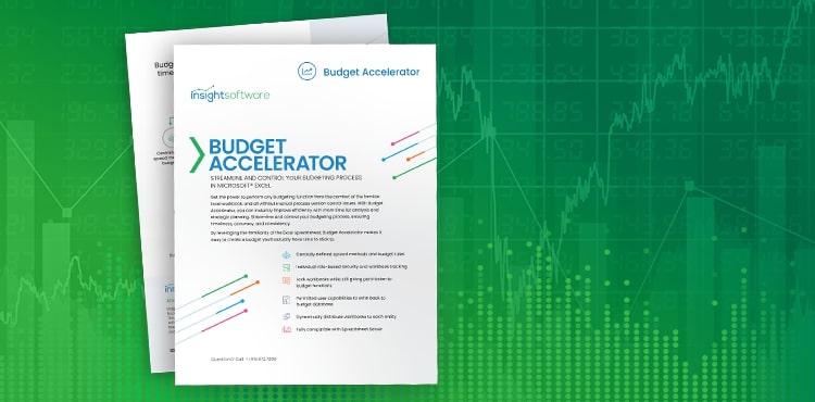 Take Control of Your Budgeting Process with Budget Accelerator