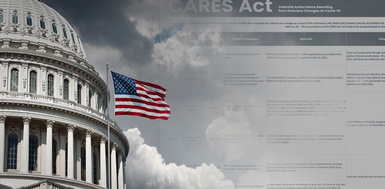 CARES Act: Tax Checklist