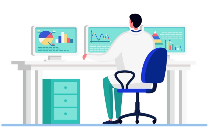 Working At A Desk