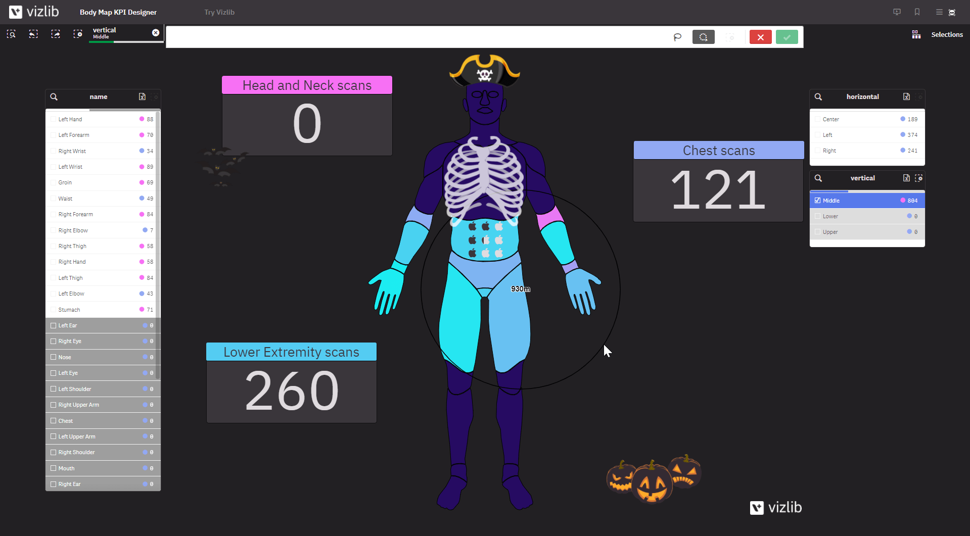 Healthcare Body Map