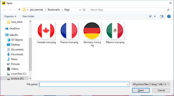 Power Bi Flag