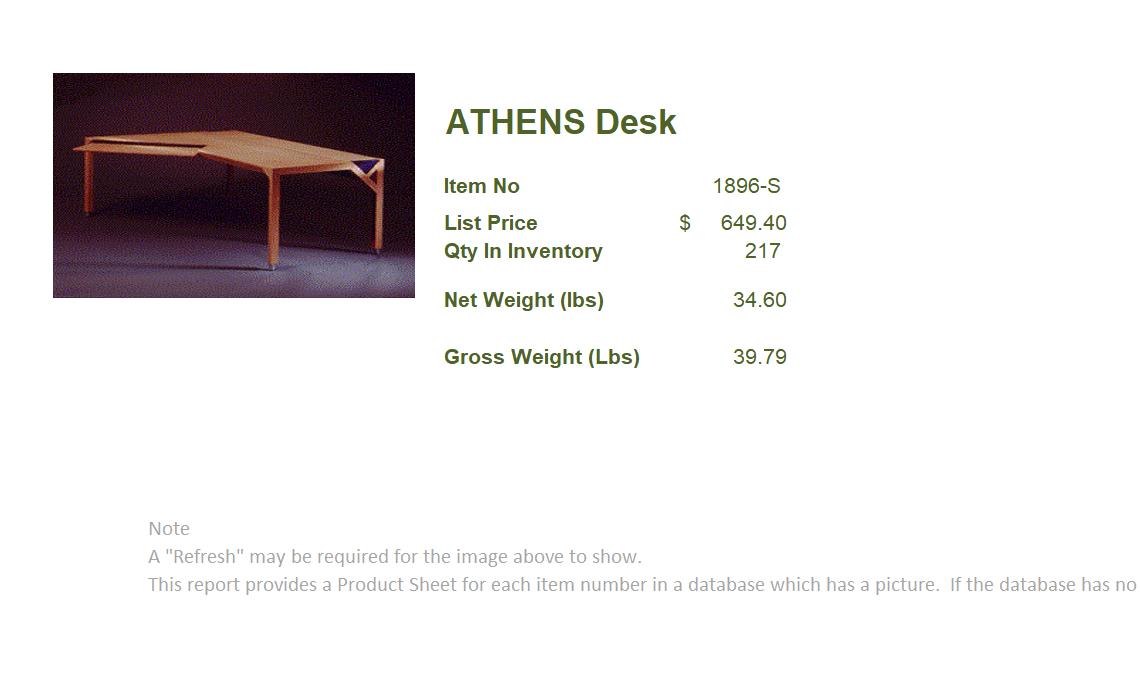 Product Sheet