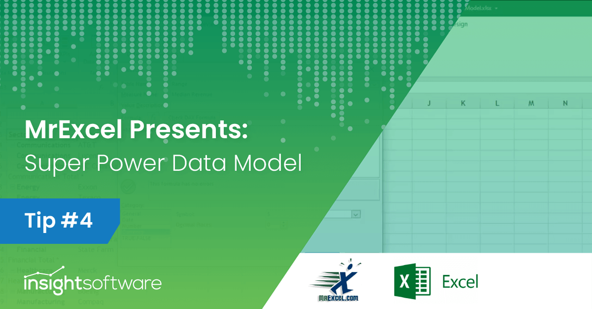 Mr. Excel Presents: Super Power Data Model