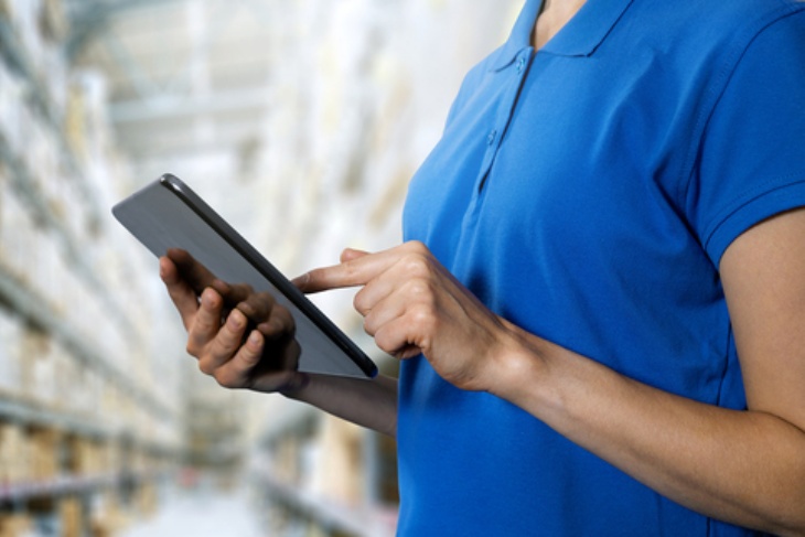 Typing On A Tablet