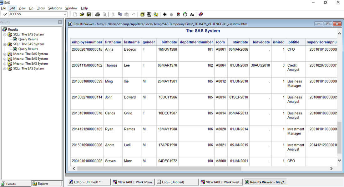 Connect to Presto in SAS Access using ODBC - Img2