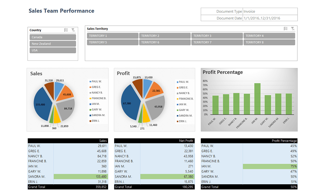 Sales Team Performance
