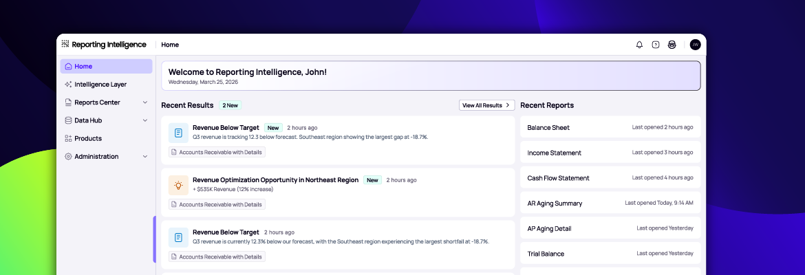 insightsoftware Launches Reporting Intelligence, a Solution with Intelligence Built Directly Into Reporting That Unifies Workflows, Delivers Autonomous Insights and Tracking Capabilities, and Works without IT Projects or Data Engineering