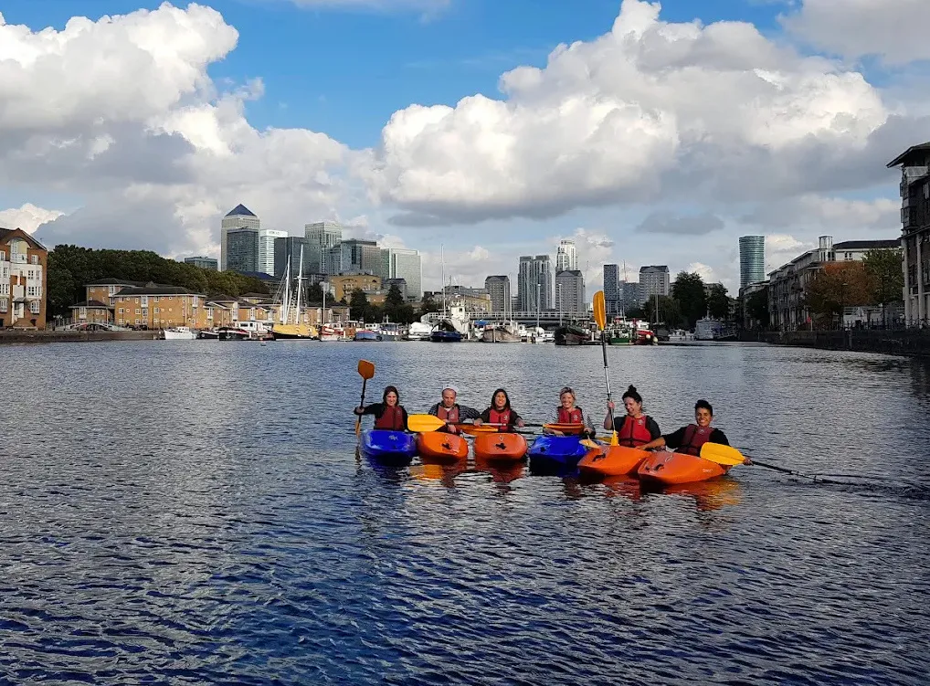 recreational watersports kayaking experience in london move southwark