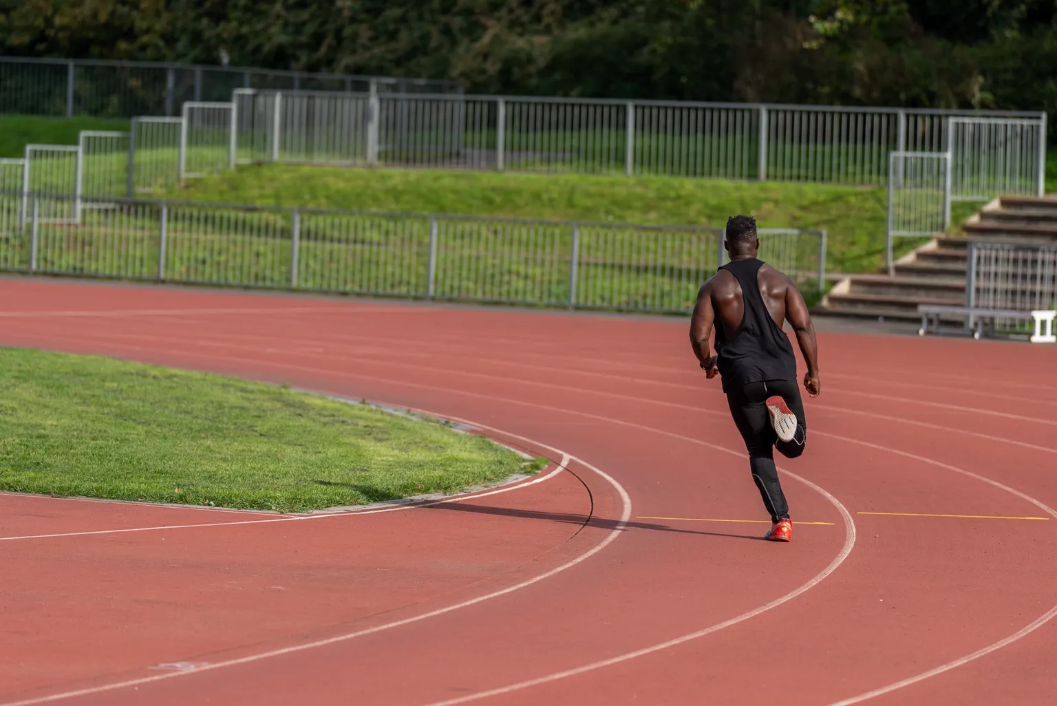 Southwark Park running track london offers a six lane track and fully equipped gym