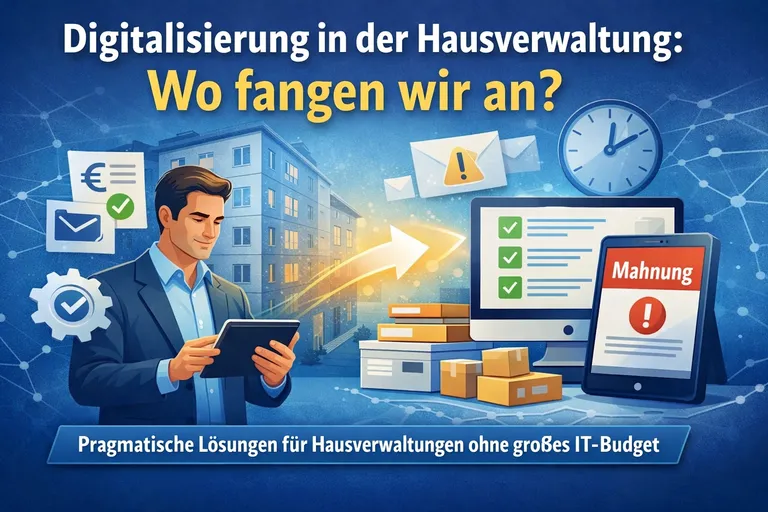 Digitalisierung in der Hausverwaltung: Wo fangen wir an?