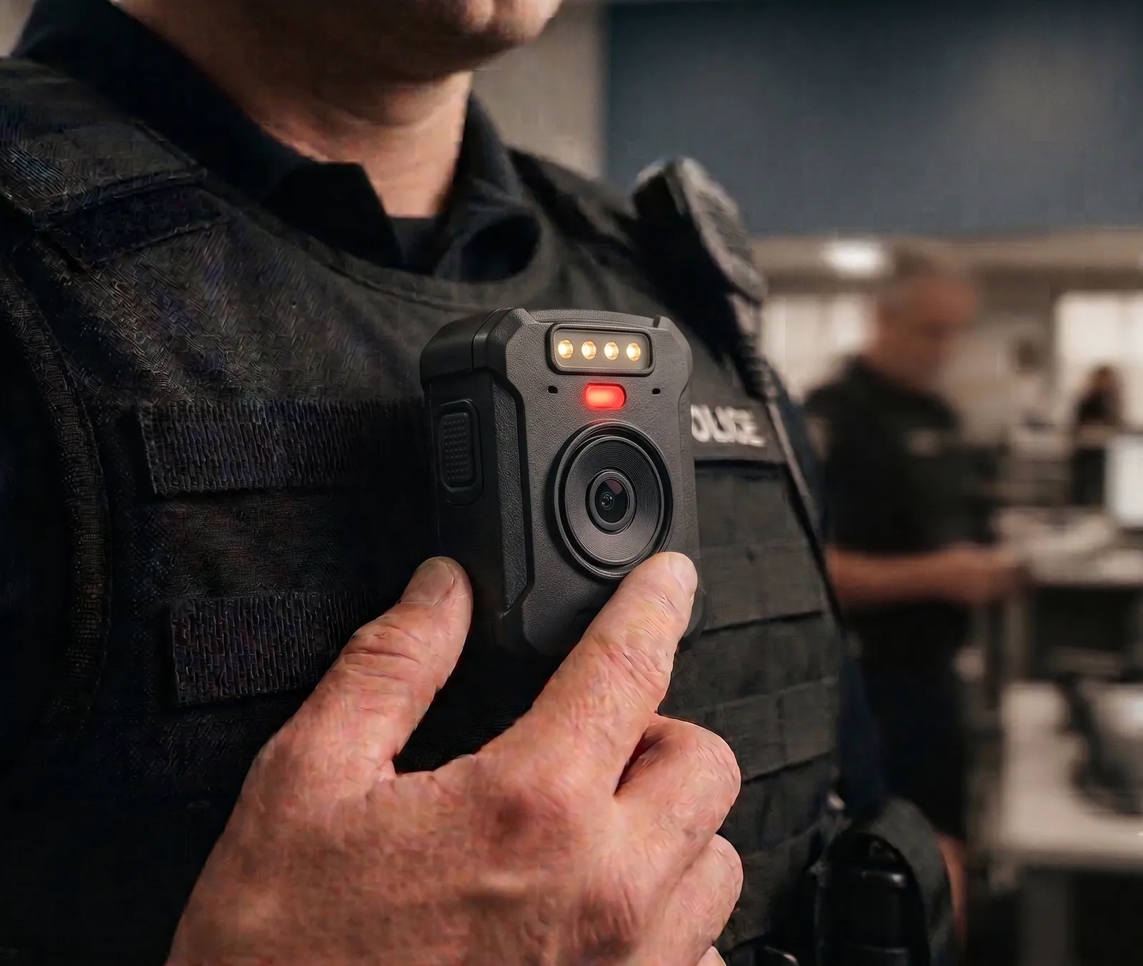 Capture starts with a button press.