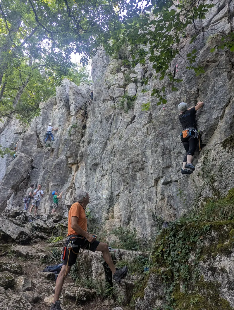 Sortie falaise