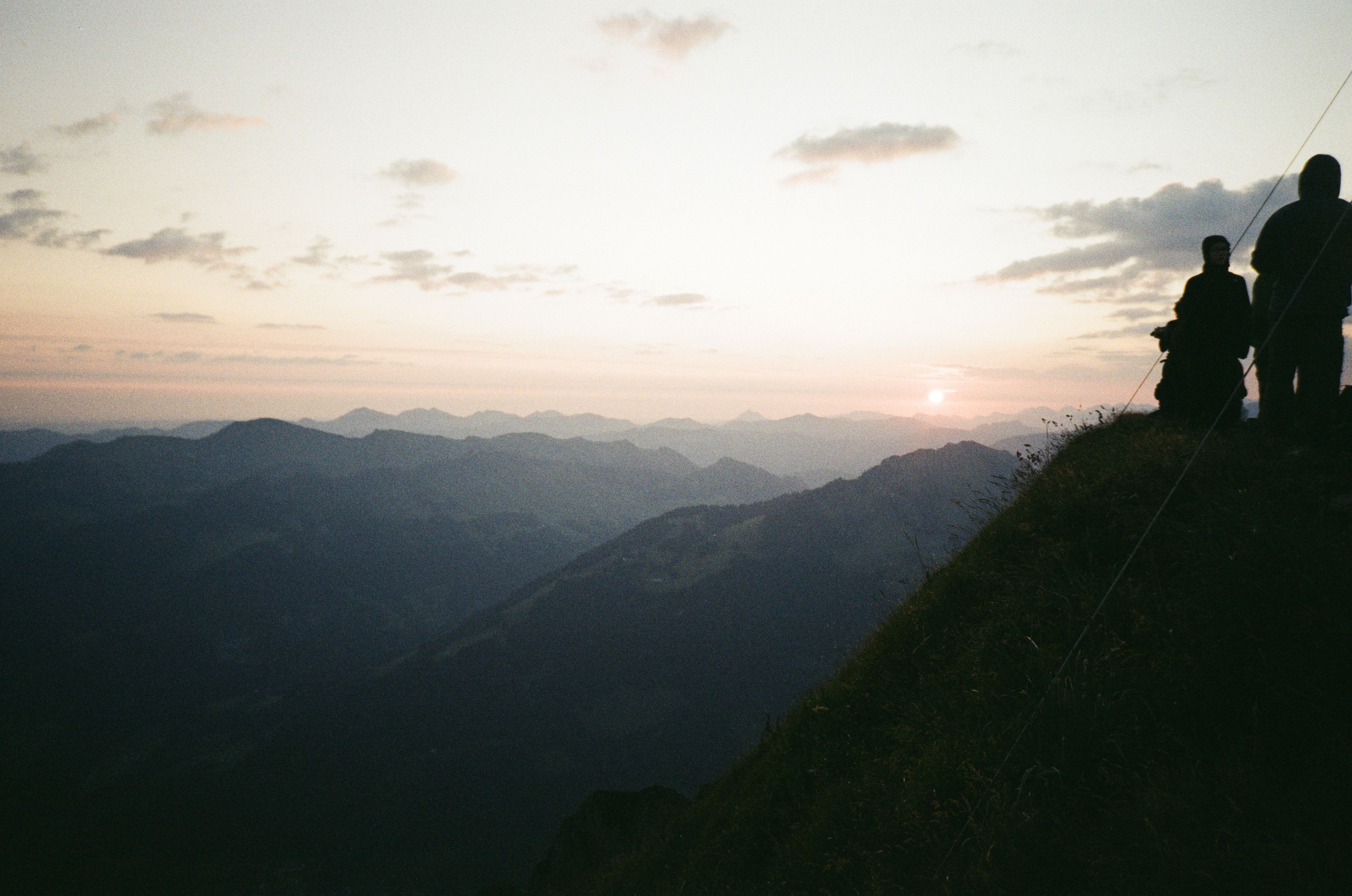 Bergkulisse Sonnenaufgang Kanisfluh