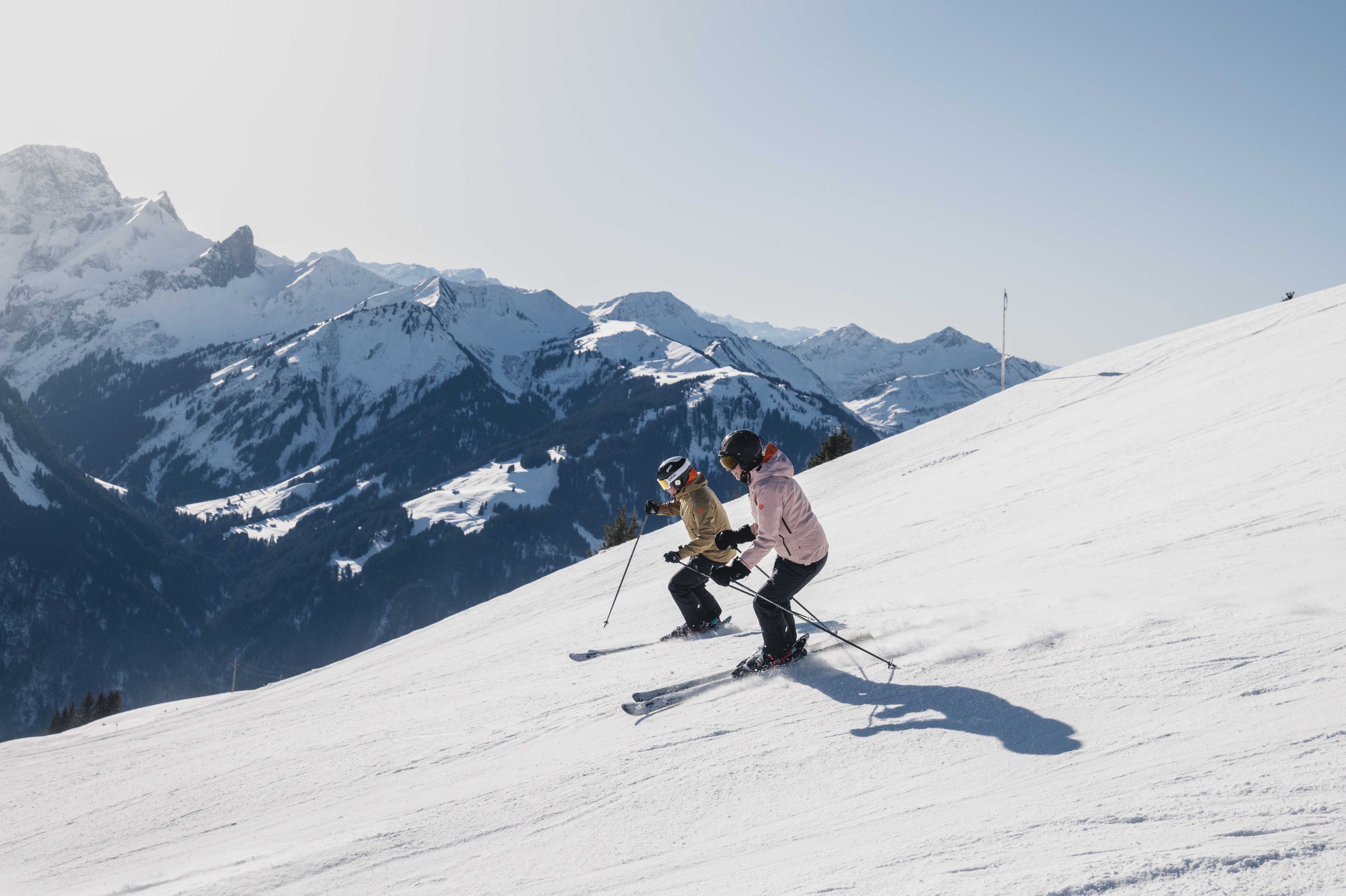 Skifahren am Diedamskopf in Au-Schoppernau