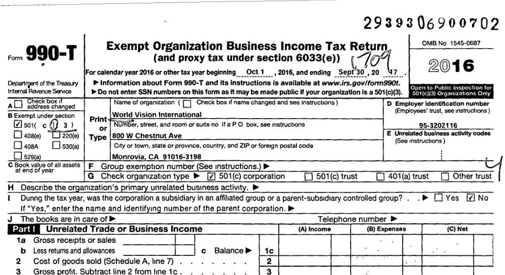 IRS TEO form