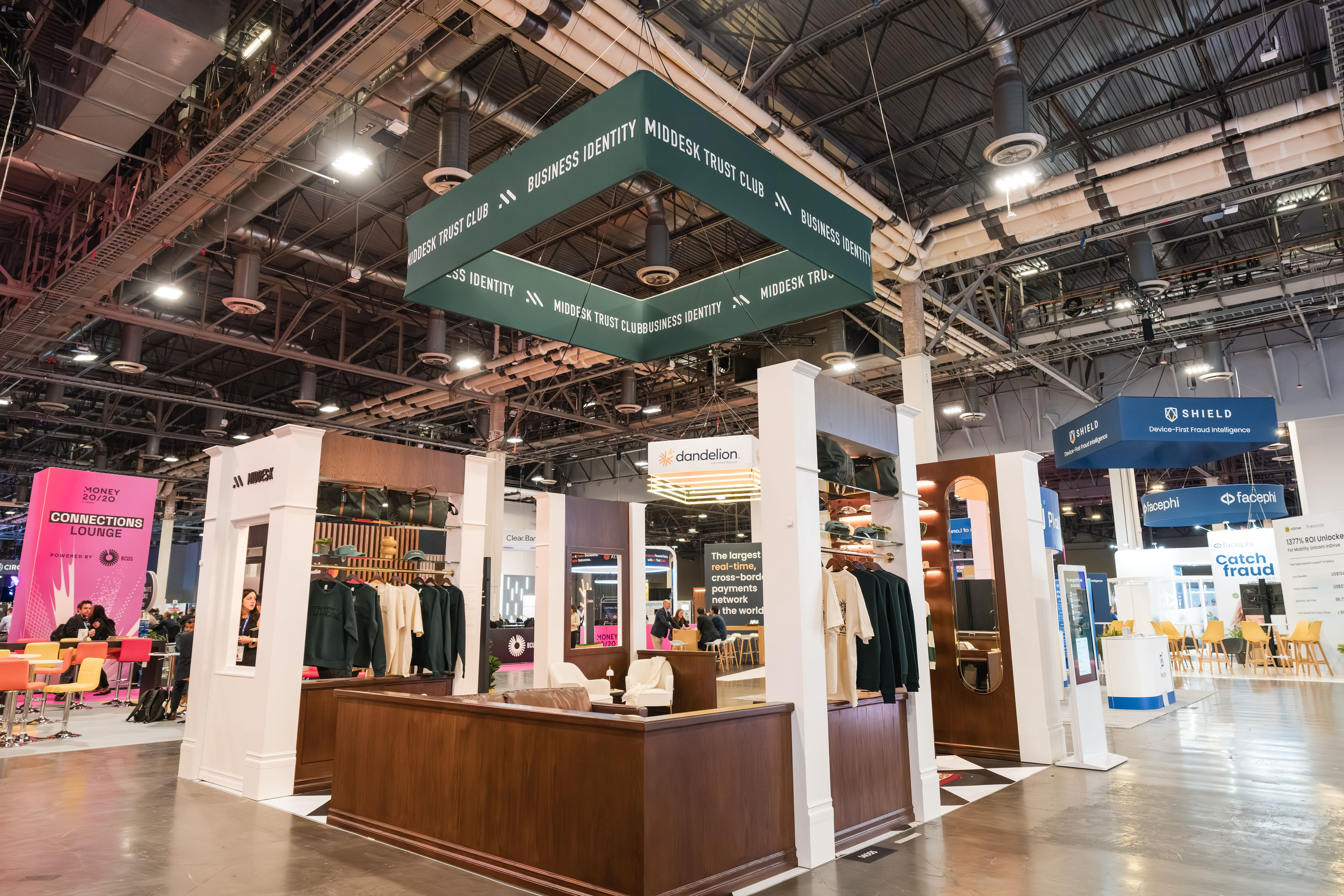 Middesk Money 2020 booth