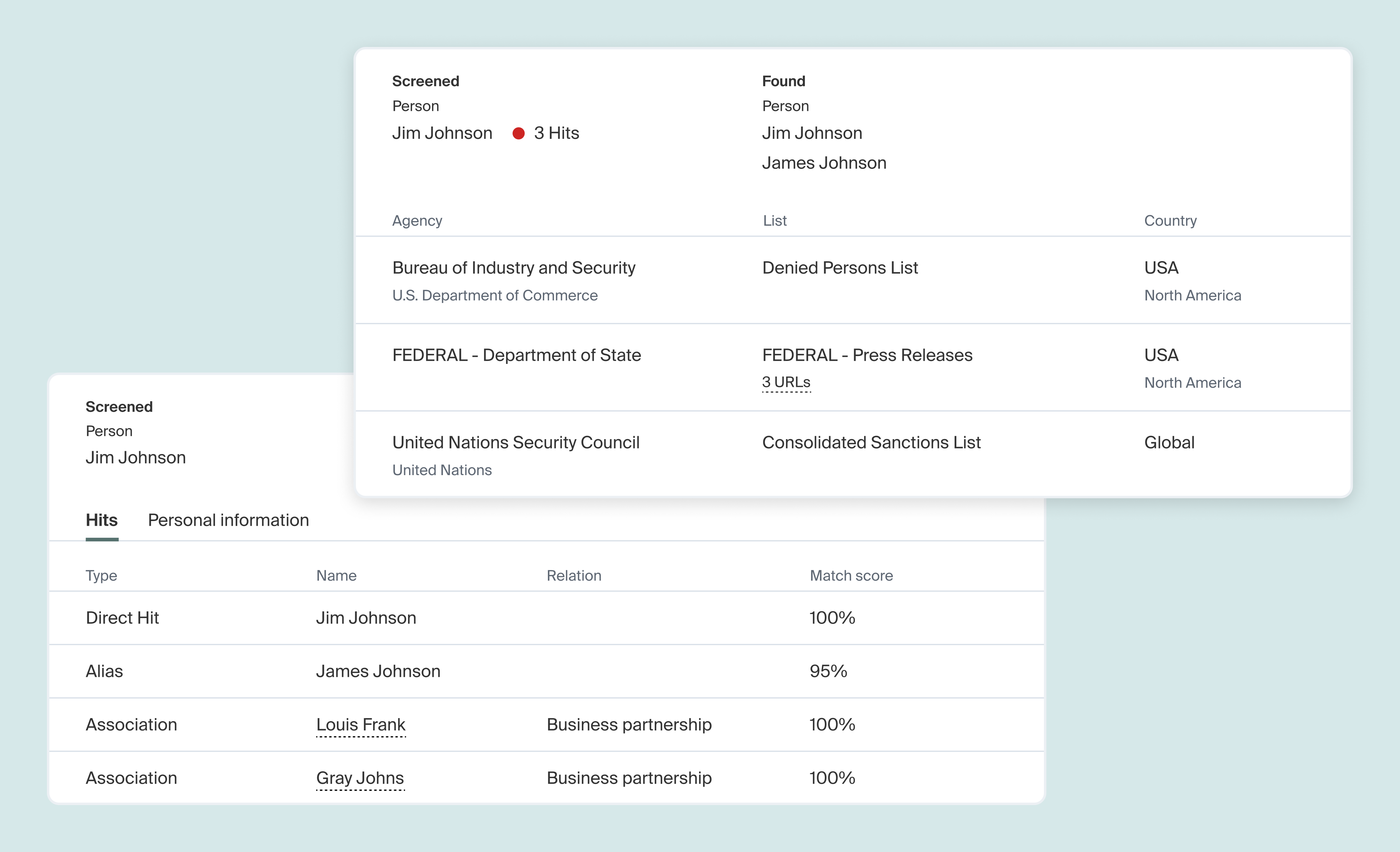 Middesk Enhanced Screening tool