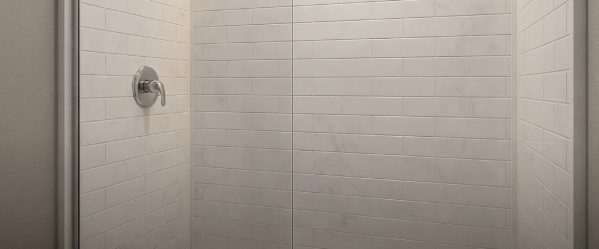 Cultured marble Brick 3x6 shower panels for hotel bathroom renovations. Perfect B2B solution for hospitality projects.
