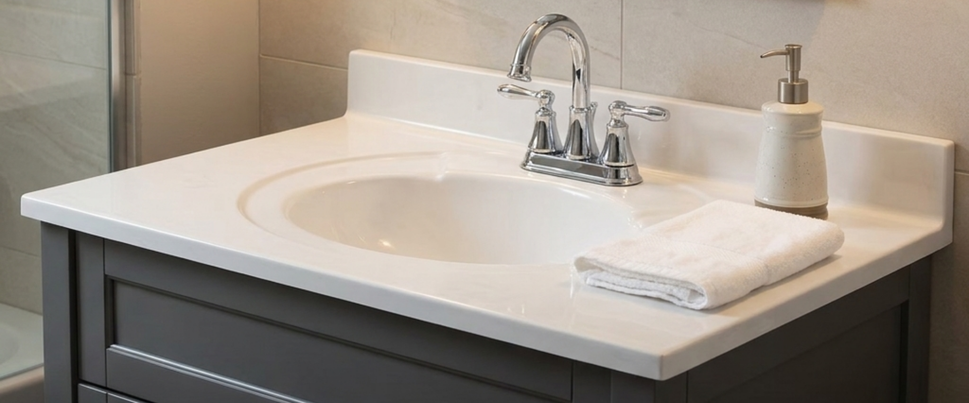 ARSTAR cultured marble vanity tops wholesale for durable, cost-efficient commercial bathrooms & hotel projects, ensuring longevity.