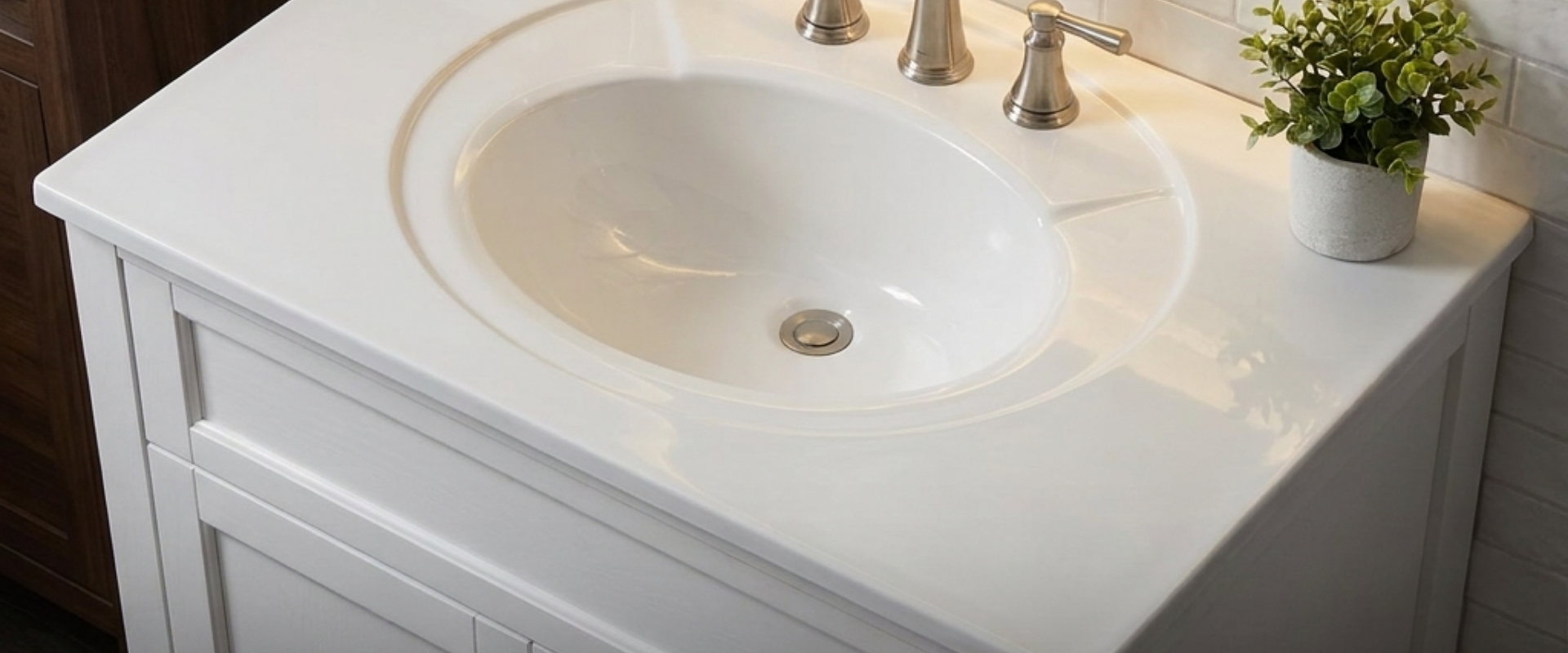 Cultured marble vanity tops, a smart wholesale choice for B2B hotel renovation & commercial construction.