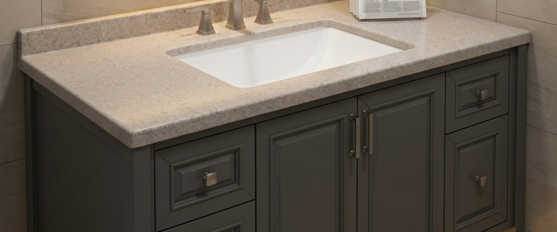 Cultured marble vs fiberglass vanity tops for private label OEM. Essential maintenance tips for builders & hospitality.