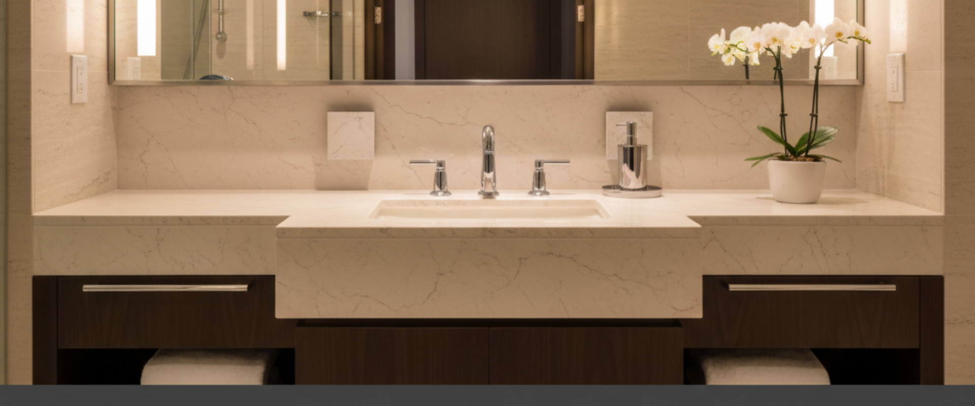 Cultured marble vanity tops wholesale for B2B buyers in commercial construction and hotel renovations.