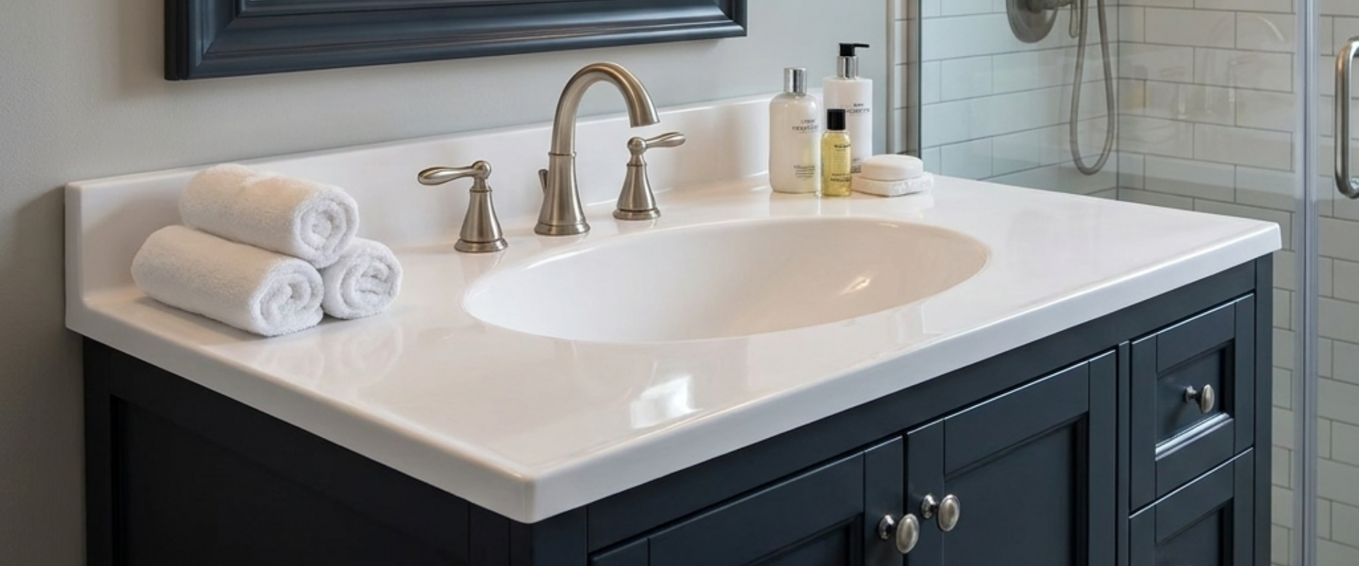 Certified cultured marble vanity tops wholesale for commercial ROI in hotel and multifamily projects.