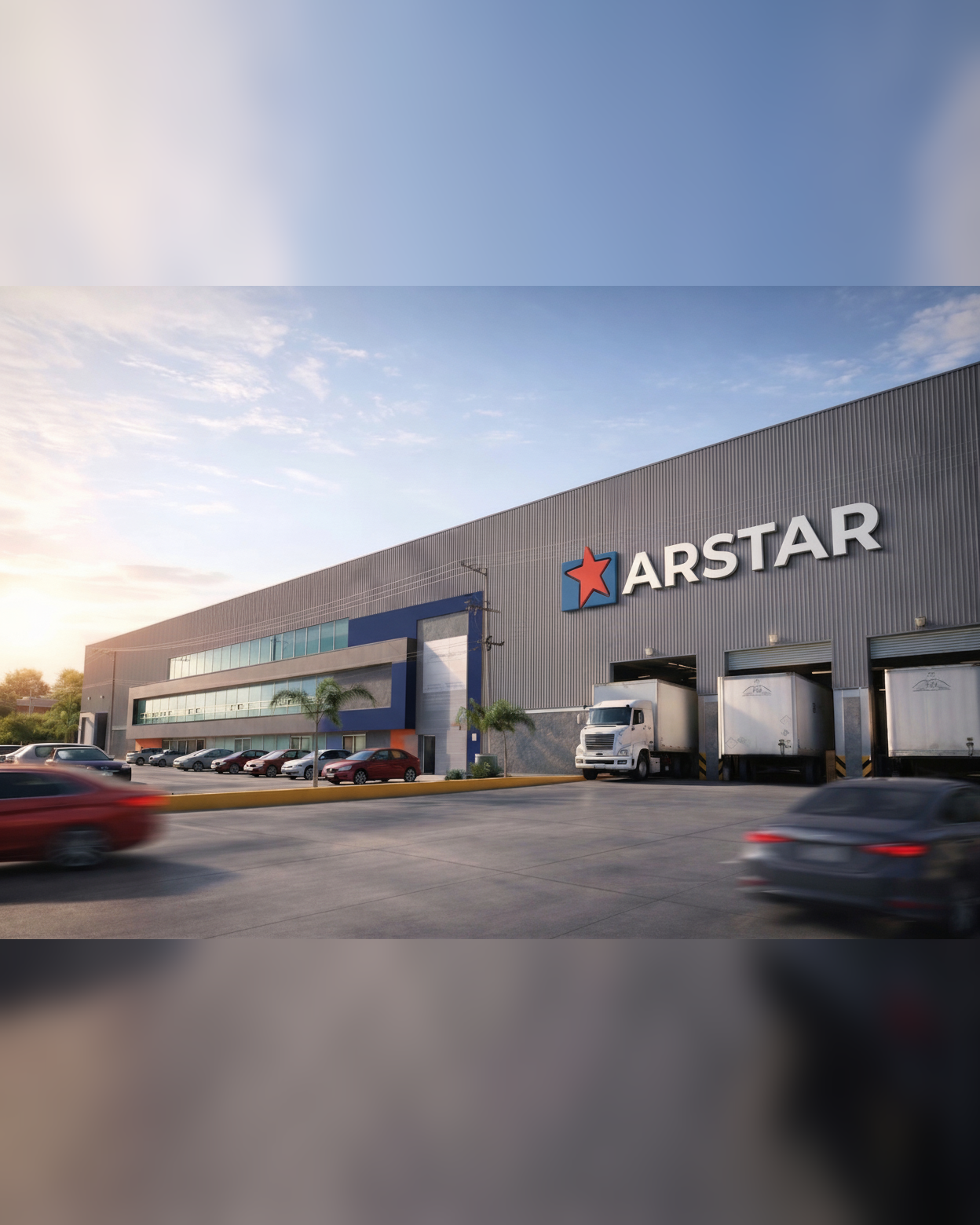 ARSTAR manufacturing facility — Monterrey, México (navy facade)