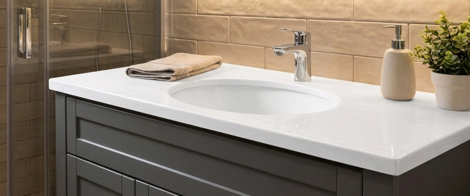 Cultured marble vanity tops: B2B buyers gain performance & sustainability for commercial, hotel, and multi-family projects.