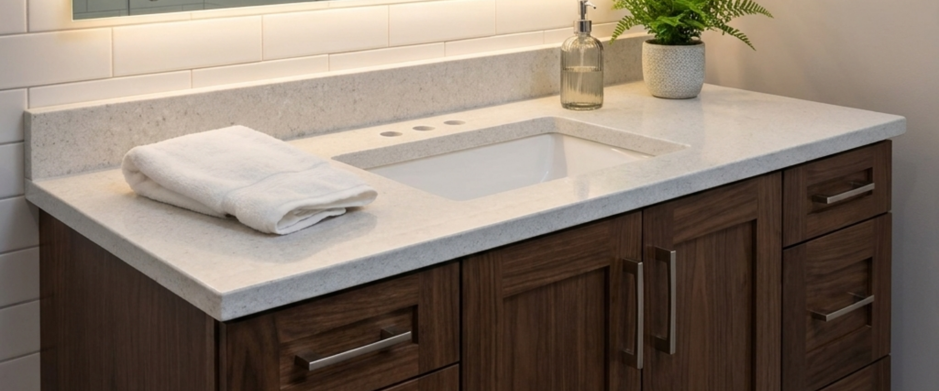 ARSTAR cultured marble vanity tops, wholesale direct for builders, hospitality, & commercial projects.