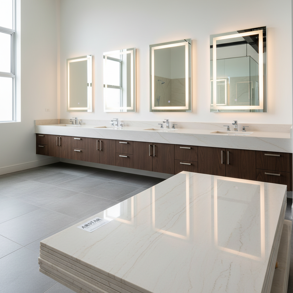 Cultured marble vanity tops: B2B buyers gain performance & sustainability for commercial, hotel, and multi-family projects.