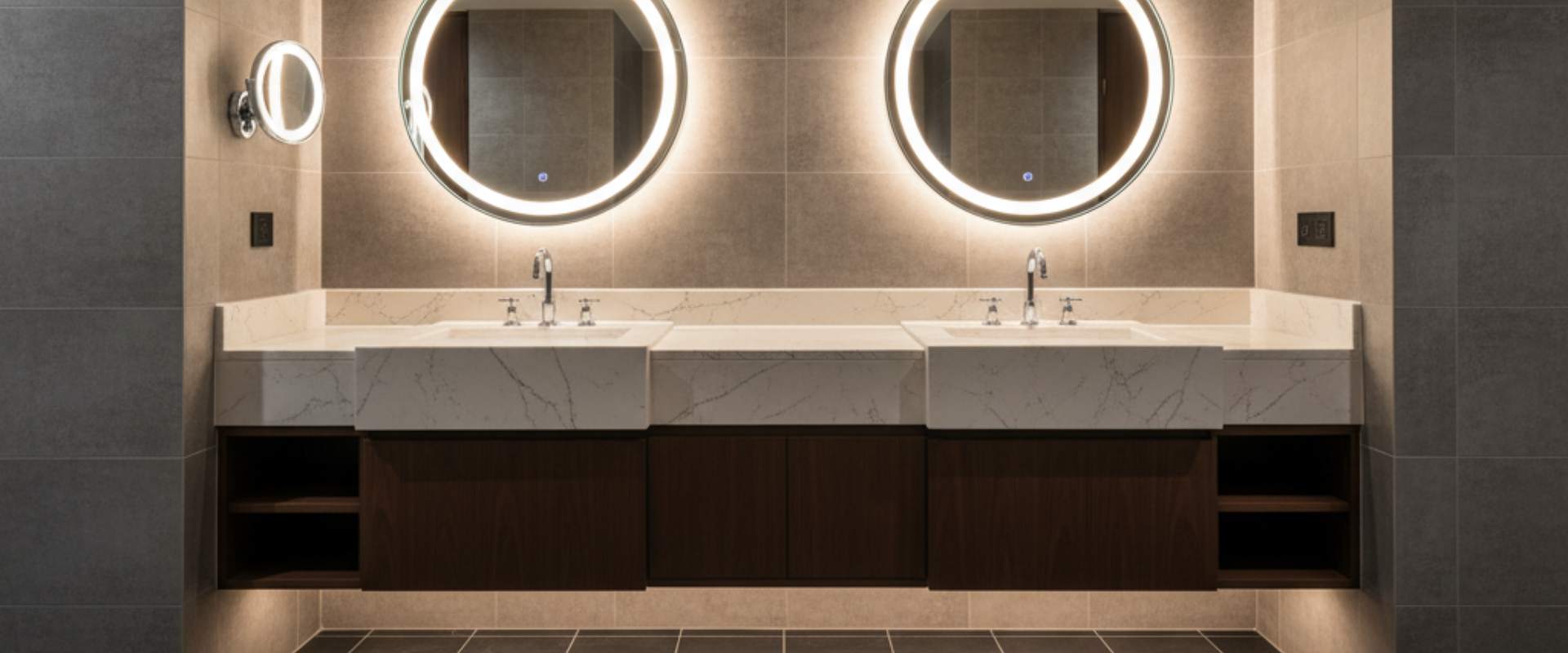 ARSTAR's cultured marble vanity tops wholesale, ideal for commercial projects & hospitality renovation B2B buyers.