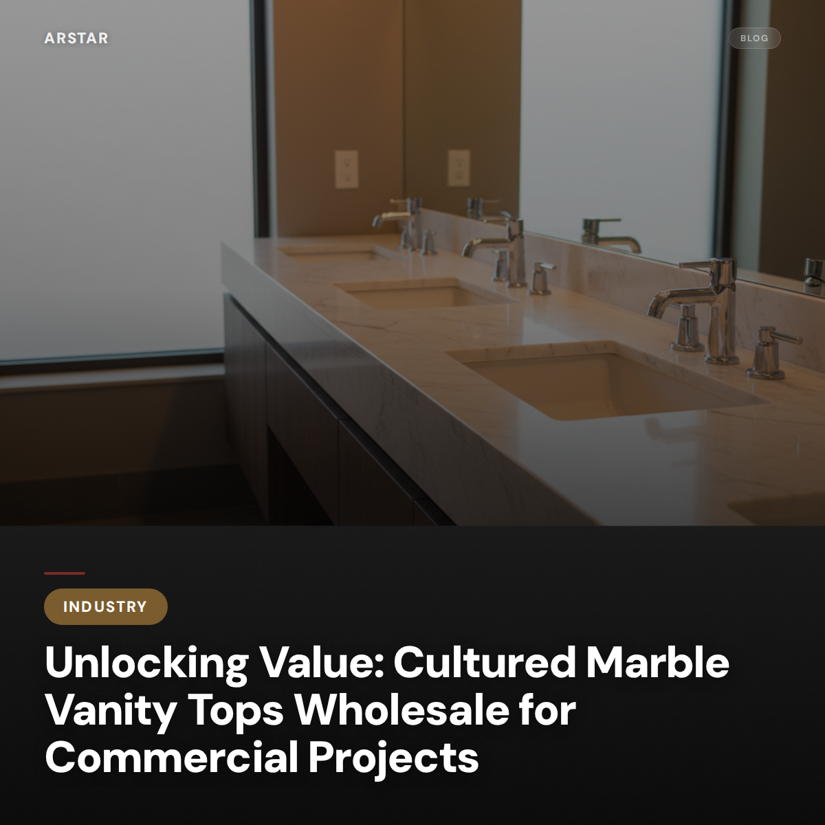 Unlock value with wholesale cultured marble vanity tops for B2B commercial, hotel, and multifamily projects.