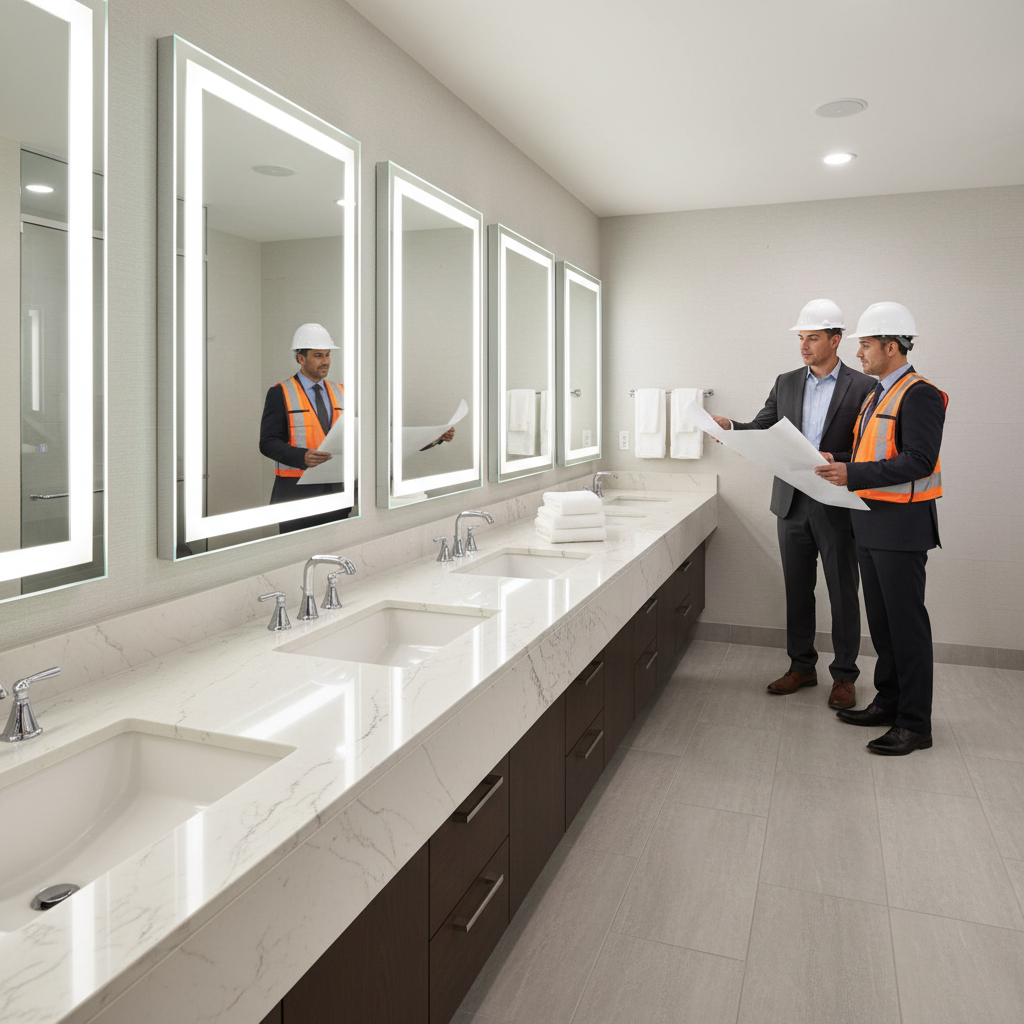Cultured marble vanity tops wholesale for B2B. Maximize operational efficiency on commercial projects with ARSTAR solutions.