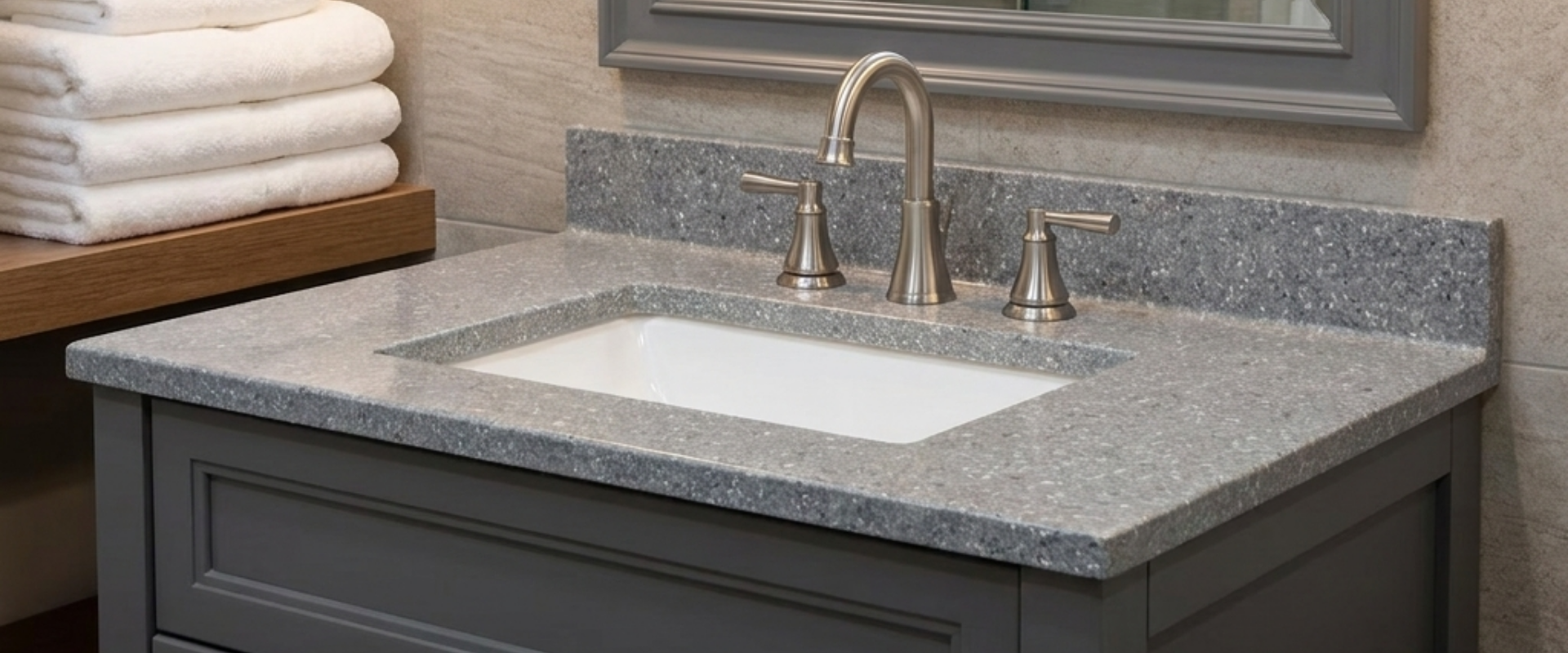 Cultured marble vanity tops wholesale. Essential selection criteria for B2B procurement in commercial bathrooms.