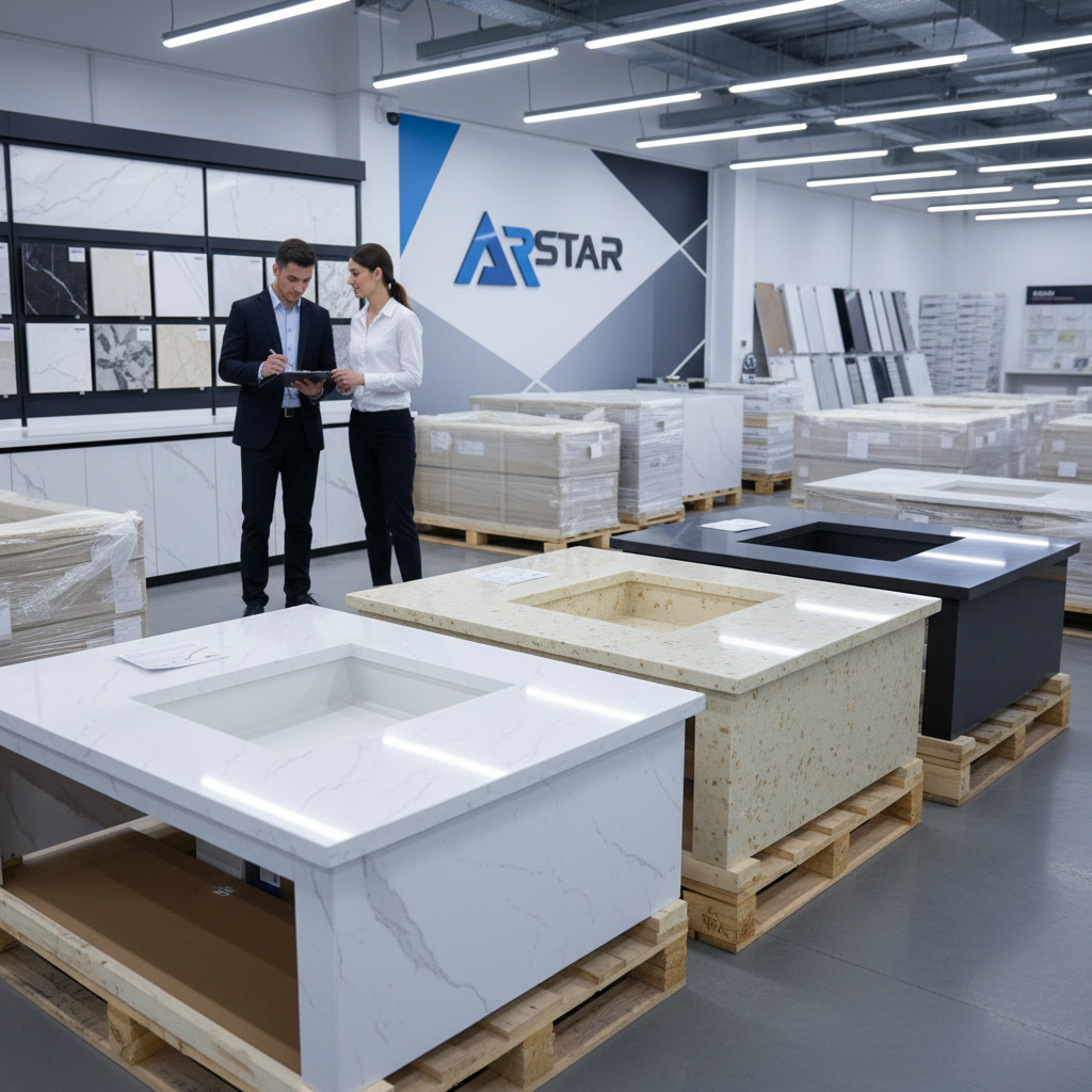 Cultured marble vanity tops wholesale for B2B: quality benchmarks for commercial bathrooms, hotel renovation.