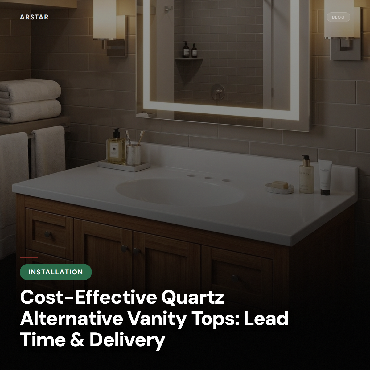 Cultured marble vanity tops: Cost-effective quartz alternative for B2B buyers, optimizing lead time & delivery.