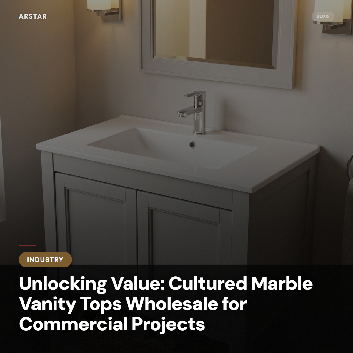 Unlock value with wholesale cultured marble vanity tops for B2B commercial, hotel, and multifamily projects.