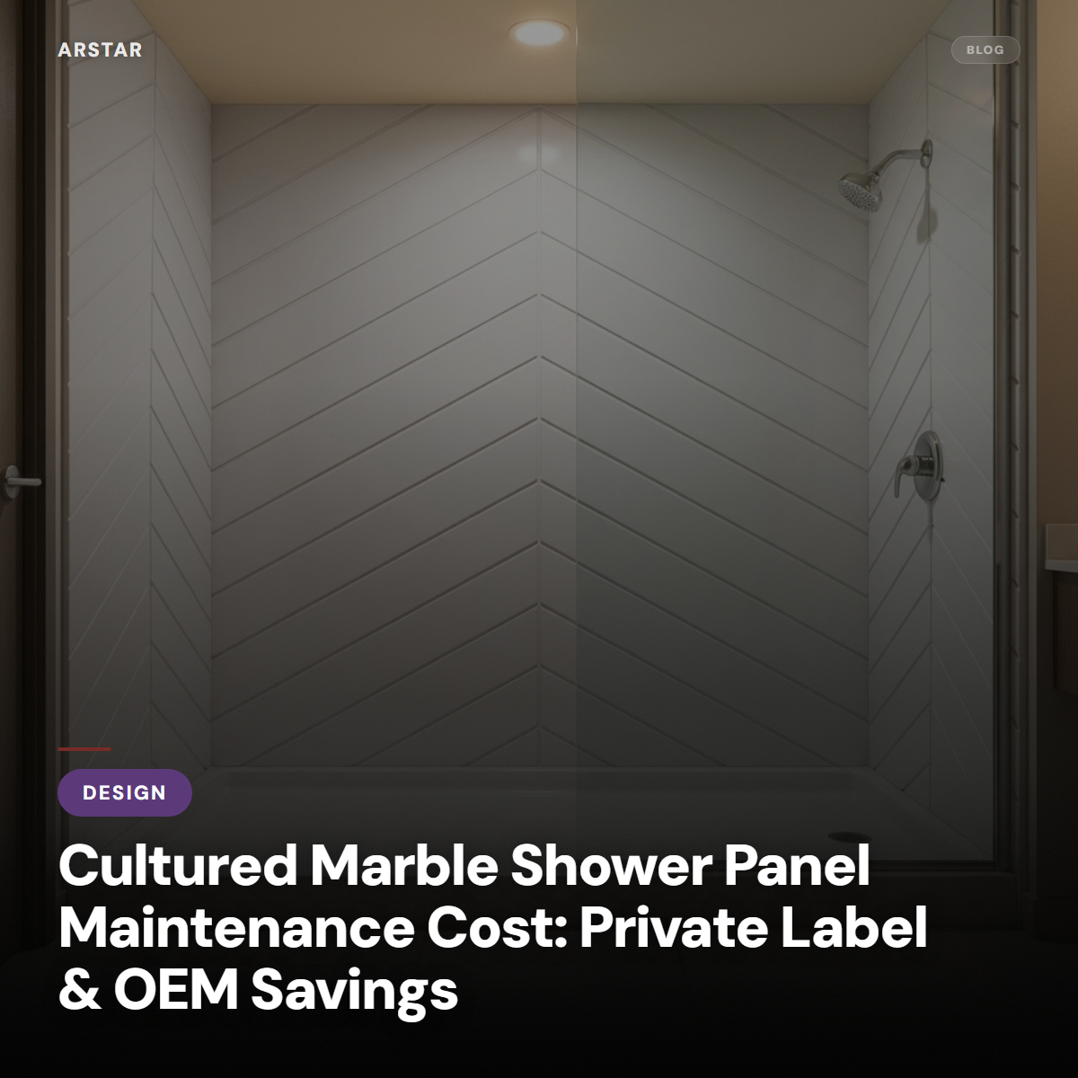 Cultured marble shower panels: private label & OEM solutions for B2B cost savings in hotel renovation.