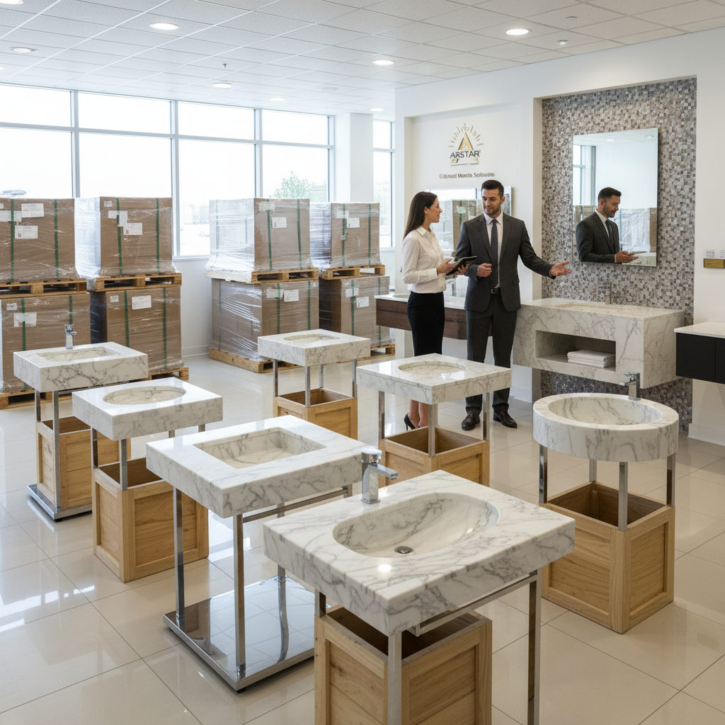 Elevate projects with wholesale cultured marble vanity tops, perfect for B2B hotel and multifamily commercial buyers.