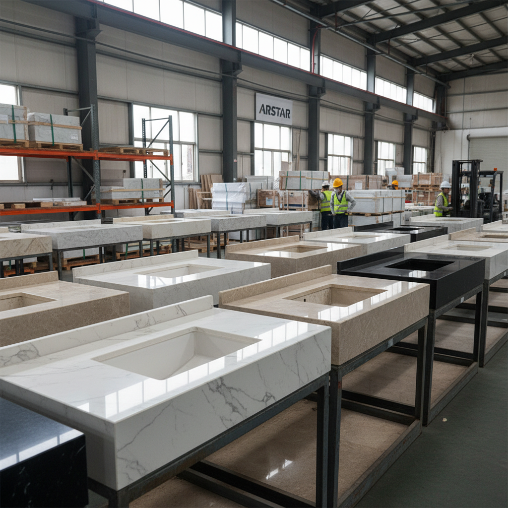 ARSTAR's wholesale cultured marble vanity tops: a B2B blueprint for commercial, hotel & multifamily projects.