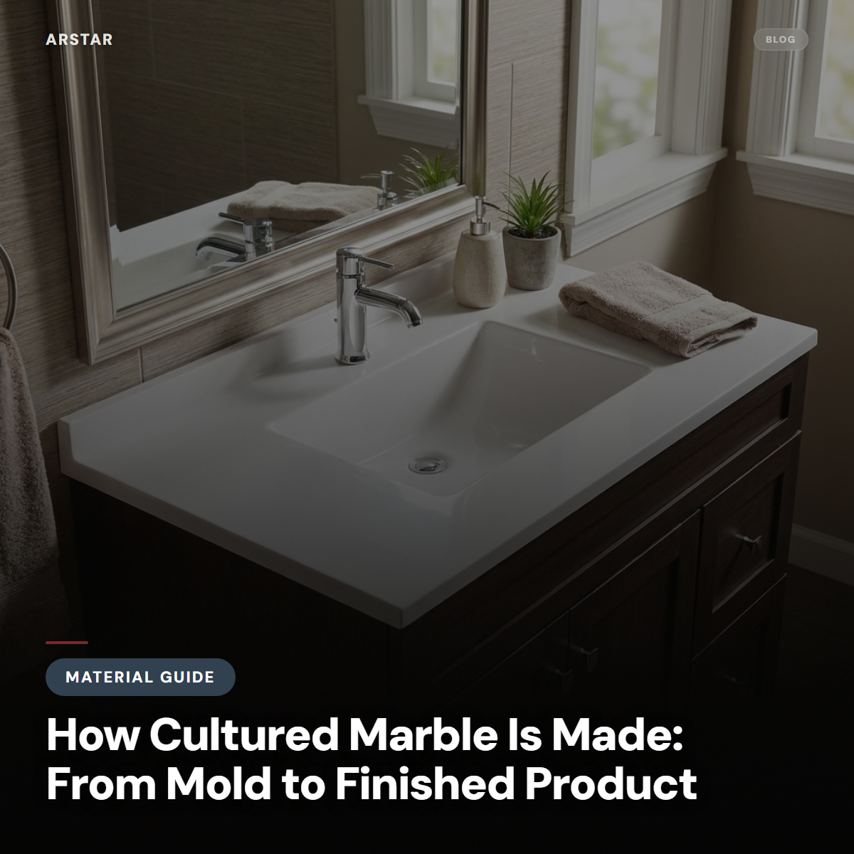 Cultured marble manufacturing process: B2B guide for hotel owners, contractors, and distributors.