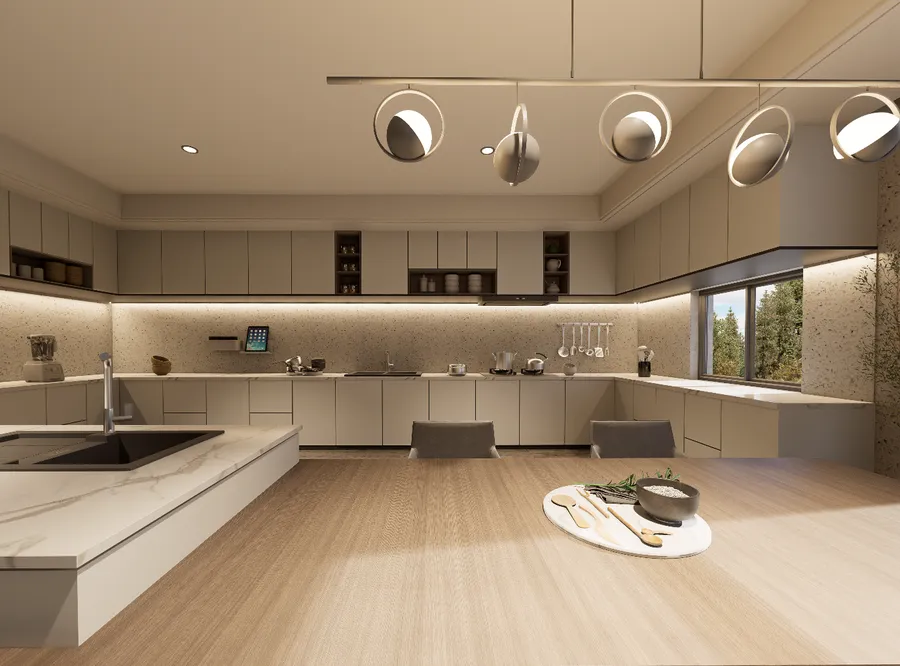 Modern Kitchen — ARSTAR cultured marble installation