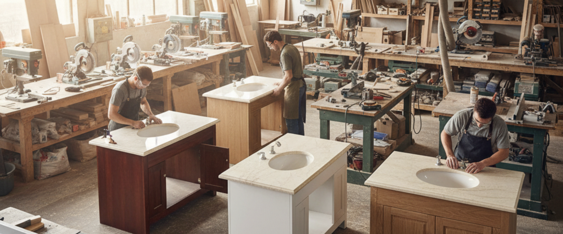 ARSTAR cultured marble vanity tops for cabinet manufacturers