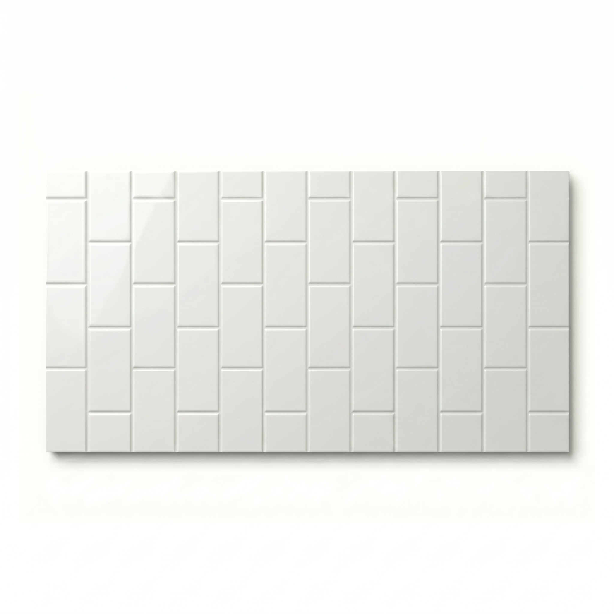ARSTAR Vertical Brick 3x6 cultured marble shower panel