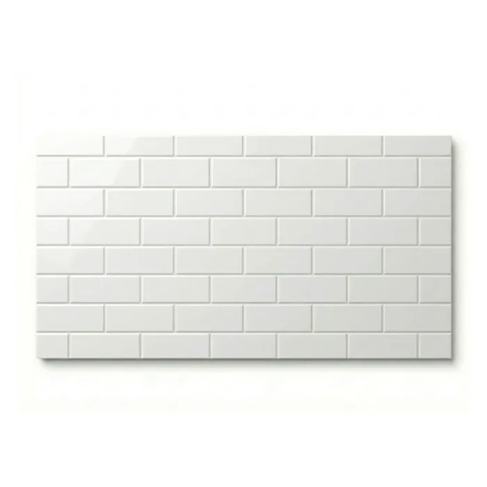 ARSTAR Brick 6x24 cultured marble shower panel panel — groutless, non-porous, 5 designs available