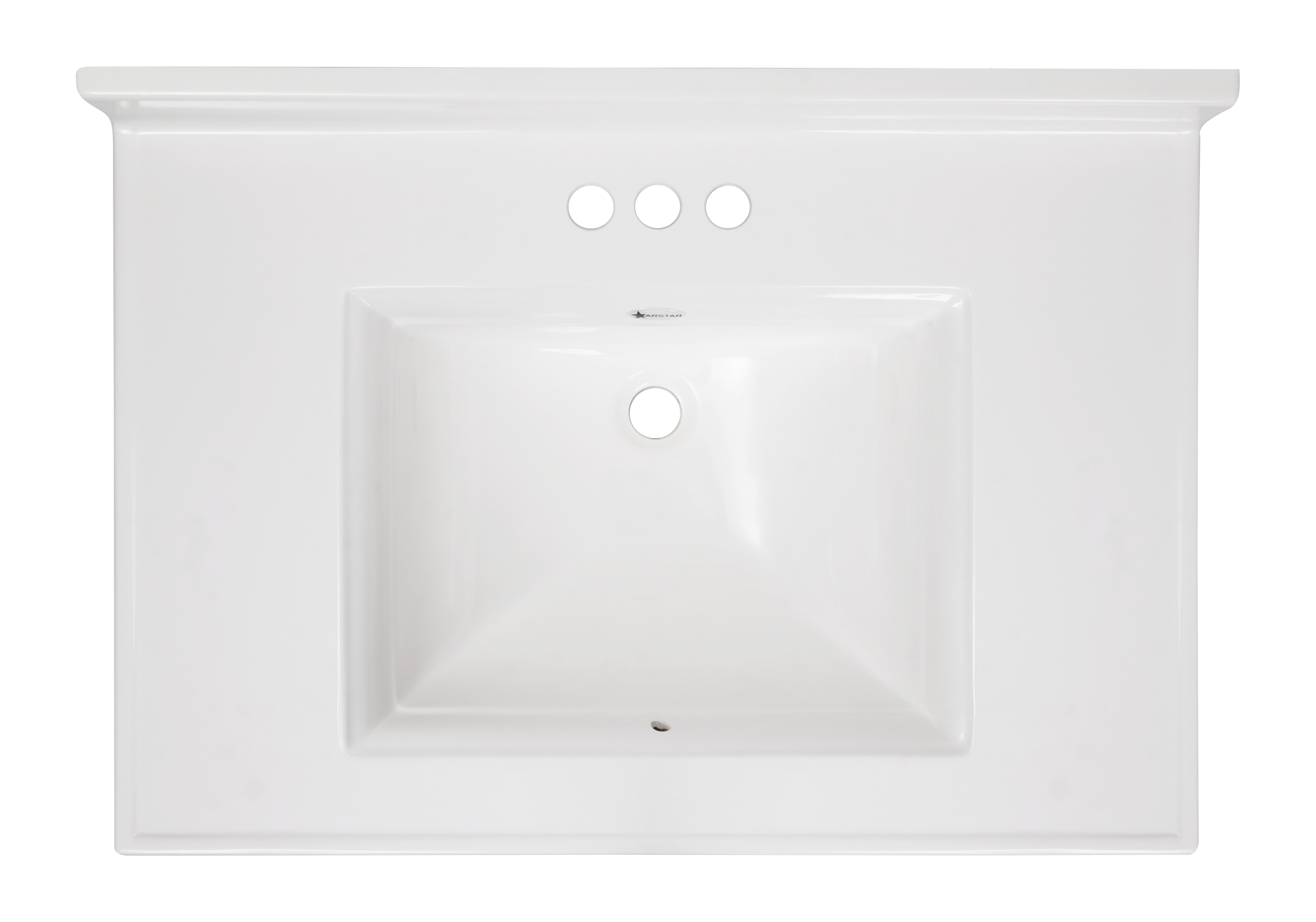 ARSTAR Camila 22 inch vanity top top view