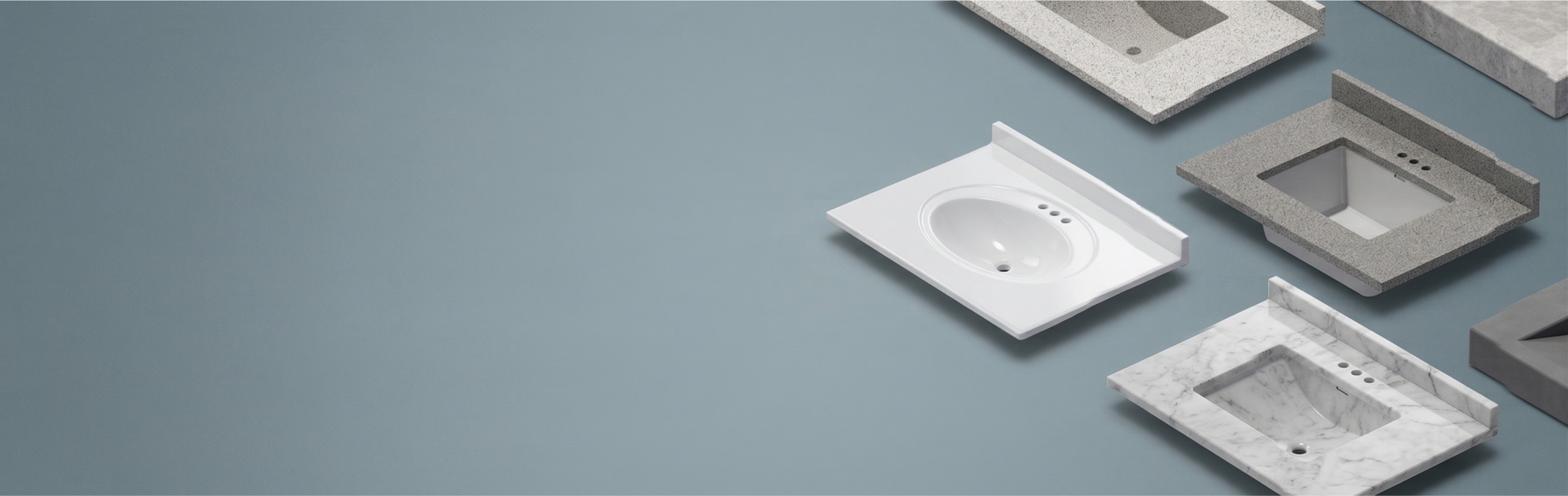 ARSTAR cultured marble vanity tops — Classic, Contemporary and Minimalistic collections