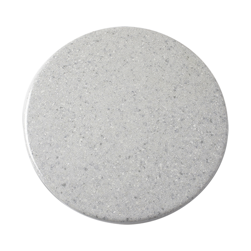 ARSTAR Crater cultured marble lazy susan — top view